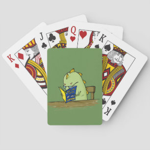 Gigantisk läsning - leka kort casinokort