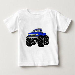 GIGANTISK LASTBIL FÖR BLÅTT T SHIRT