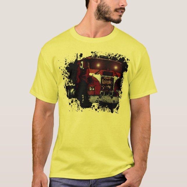 Gigantisk lastbil t shirt (Framsida)
