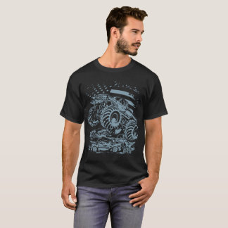GIGANTISK LASTBILUSA FLAGGA TEE SHIRT