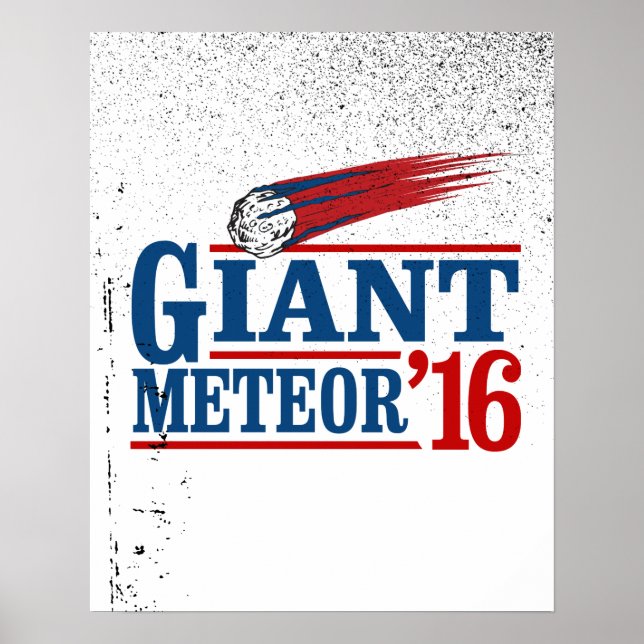 Gigantisk Meteor 2016 Poster (Framsidan)