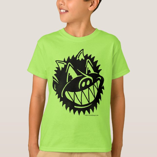 Gigantisk pojke tee shirt (Framsida)