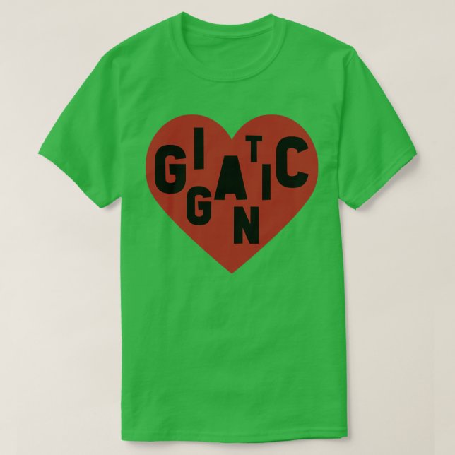 Gigantisk svart liten t shirt (Design framsida)