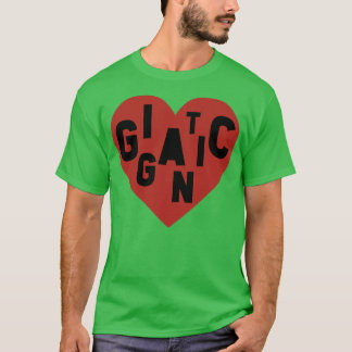 Gigantisk svart liten t shirt