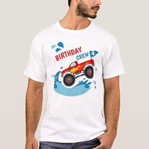 Gigantisk T-tröja för besättning för födelsed T Shirt