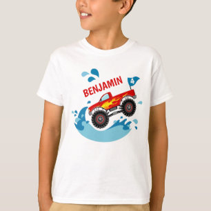 Gigantisk T-tröja för pojke för födelsedag fö T Shirt