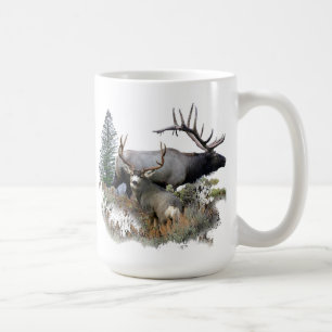 Gigantisk tjurtrofébock kaffemugg