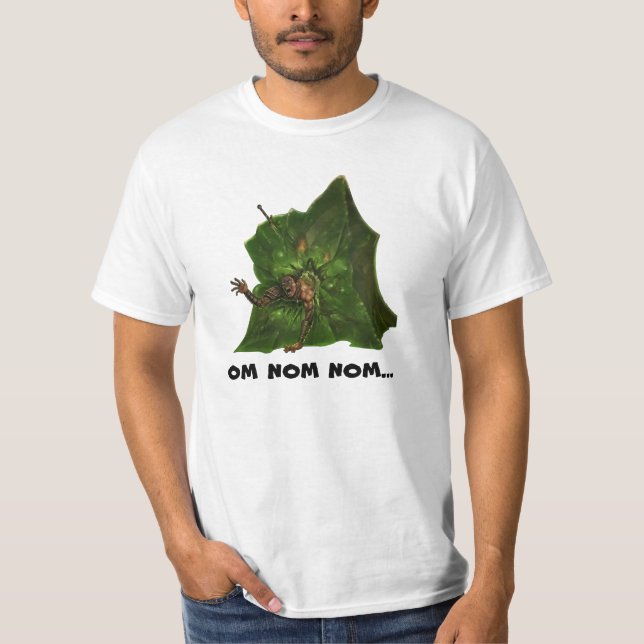 Gigantisk utslagsplats - "Om Nom Nom" Gelatinous T Shirt (Framsida)