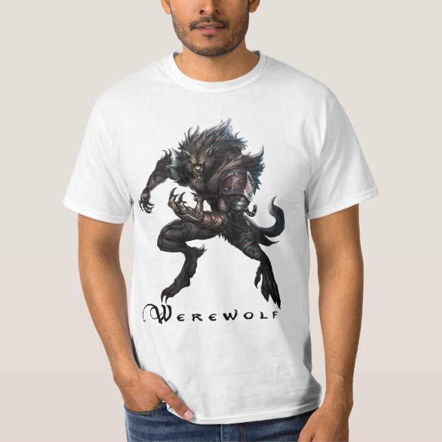 Gigantisk utslagsplats - Werewolf Tee Shirt (Framsida)