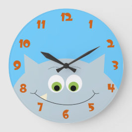 Gigantiska hejer tar tid på stor klocka