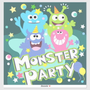 Gigantiskt party klistermärken
