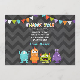 Gigantiskt tackkort för födelsedag lite tack kort