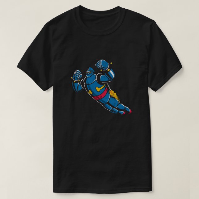 Gigantor the space age robot - grungy Classic T Shirt (Design framsida)