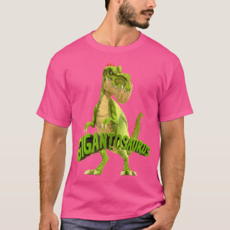 Gigantosaurus with Giganto Dinosaur Logotyp Unisex T Shirt