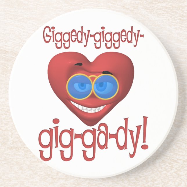 Giggedy Funny Valentine Underlägg (Framsidan)