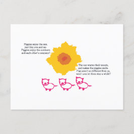 Giggies njut av vykortet Sol Vykort