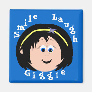 Giggle Ansikte Magnet