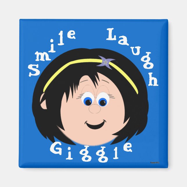 Giggle Ansikte Magnet (Framsidan)
