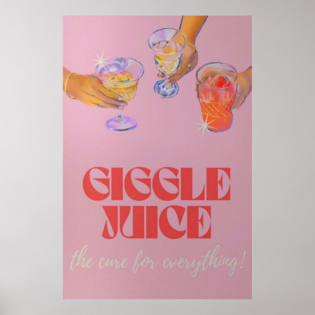 Giggle Juice Poster (Framsidan)