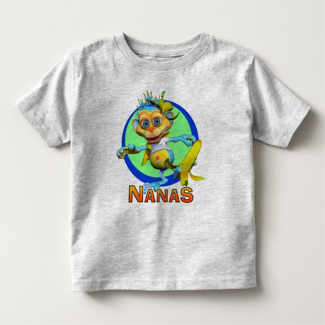 GiggleBellies Nanas apan T-shirt (Framsida)