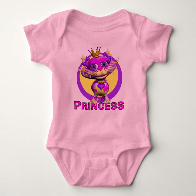 GiggleBellies Princess Cat Tee (Framsida)