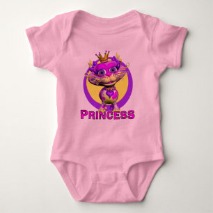 GiggleBellies Princess katten Tee