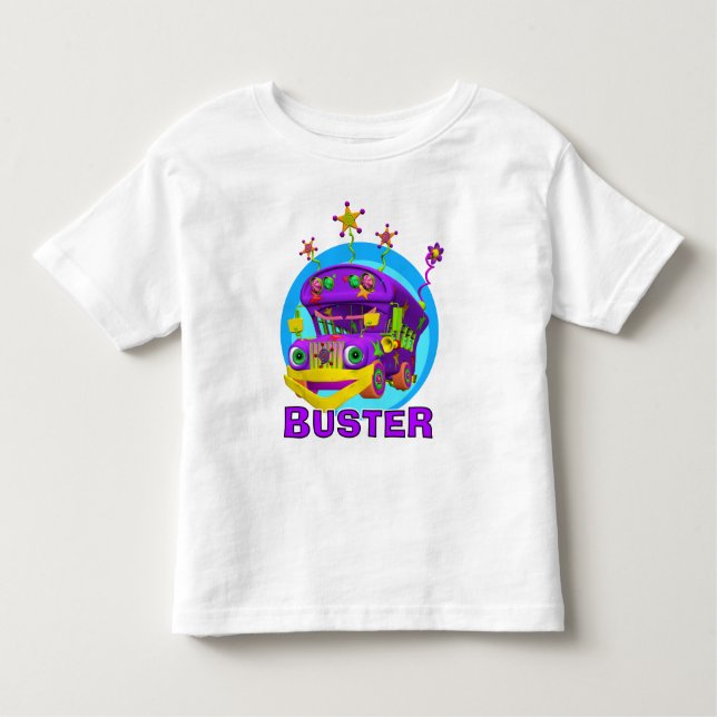 GiggleBellies rackare bussen T-shirt (Framsida)
