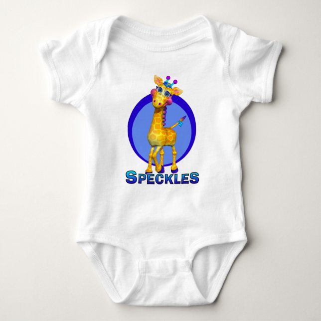 GiggleBellies stänk giraffet Tee (Framsida)