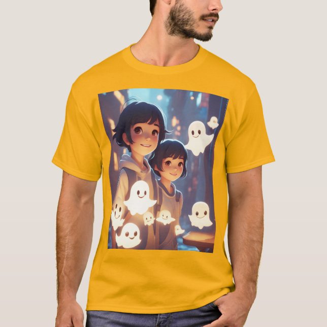 Giggling Spöken T Shirt (Framsida)