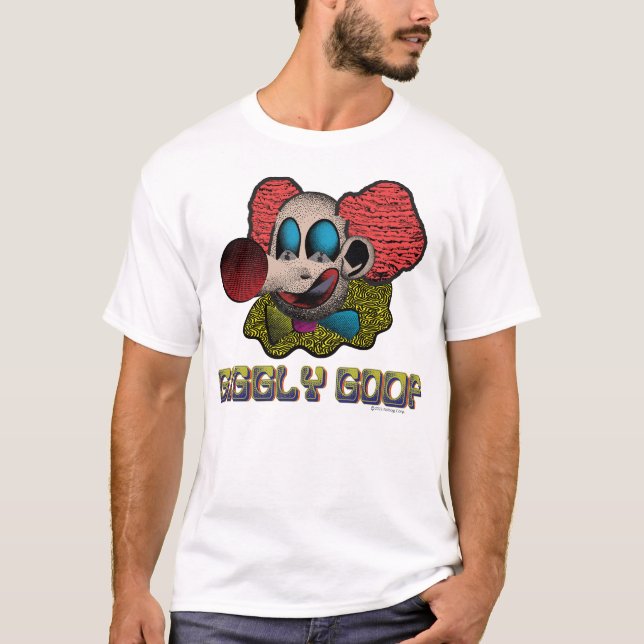 Giggly Goof the Clown T Shirt (Framsida)