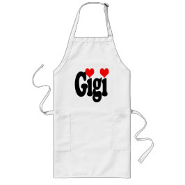 Gigi Apron Långt Förkläde