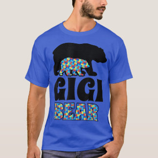 Gigi Bear Autism Awareness T Shirt