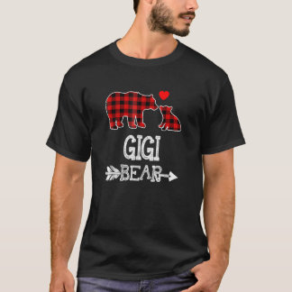 Gigi Bear Red Buffalo Play Grandma Bear Pajama T Shirt