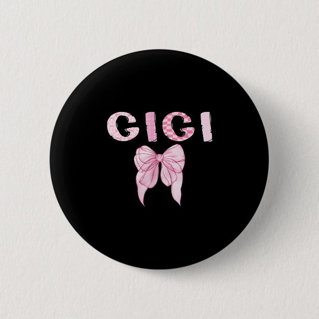 Gigi Birthday Girl Matching Coquette Nk Bow  Knapp (Framsida)