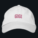 Gigi Broderad Keps<br><div class="desc">Cute baseball cap for grandma.</div>