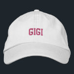Gigi Broderad Keps<br><div class="desc">Cute baseball cap for grandma.</div>