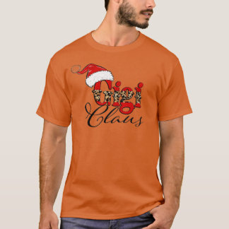 Gigi Claus God jul Funny Mamma Älskare Santa H T Shirt