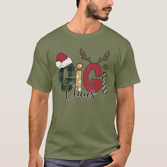 Gigi Claus-juloffert T Shirt (Framsida)