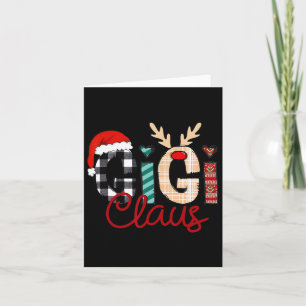 Gigi Claus Reindeer jul Kort