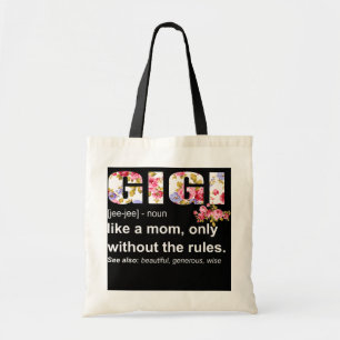 Gigi Definition Funny Grandma Mors dag Women Tygkasse