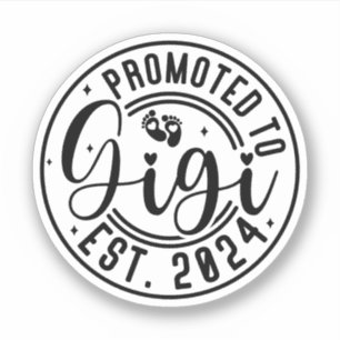 Gigi Est 2024, Gravid annons för Gigi Klistermärken