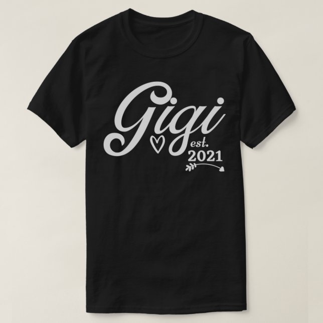 Gigi Est T Shirt (Design framsida)