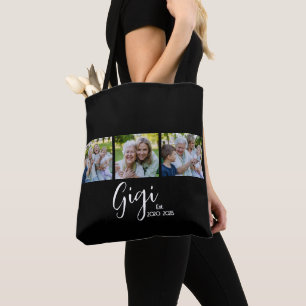 Gigi Established Script Black 3 Foto Tygkasse