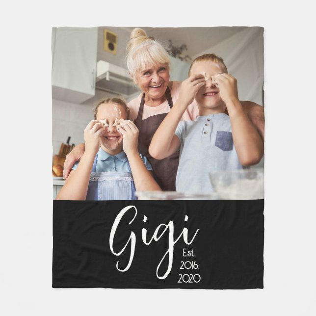 Gigi Estaliced Foto Present Magnet Fleecefilt (Framsidan)