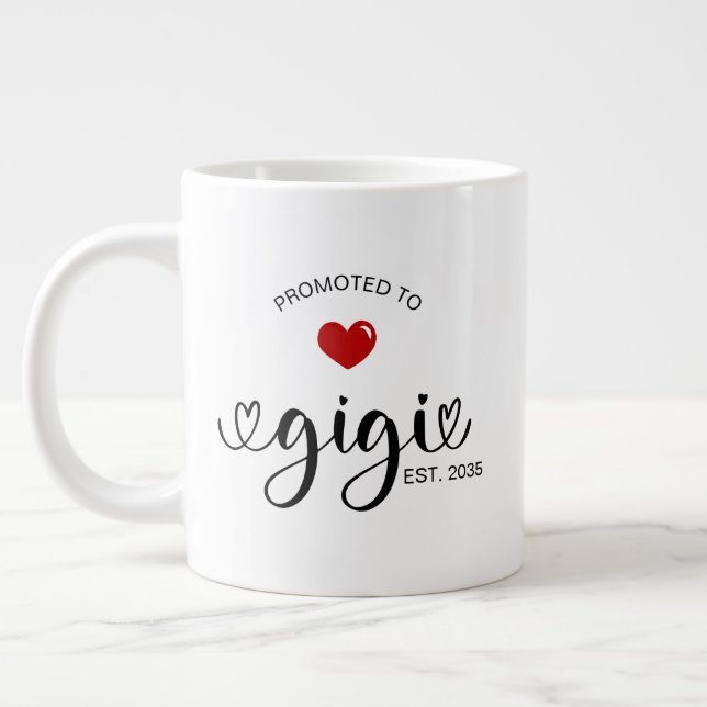 Gigi Estalicherad Ny Mormorspresent Jumbo Mugg (Vänster)