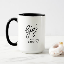 Gigi Etablerat datum Modern familj Mugg