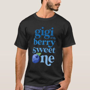 Gigi First Birthday Berry Sweet One Blueberry 1st T Shirt