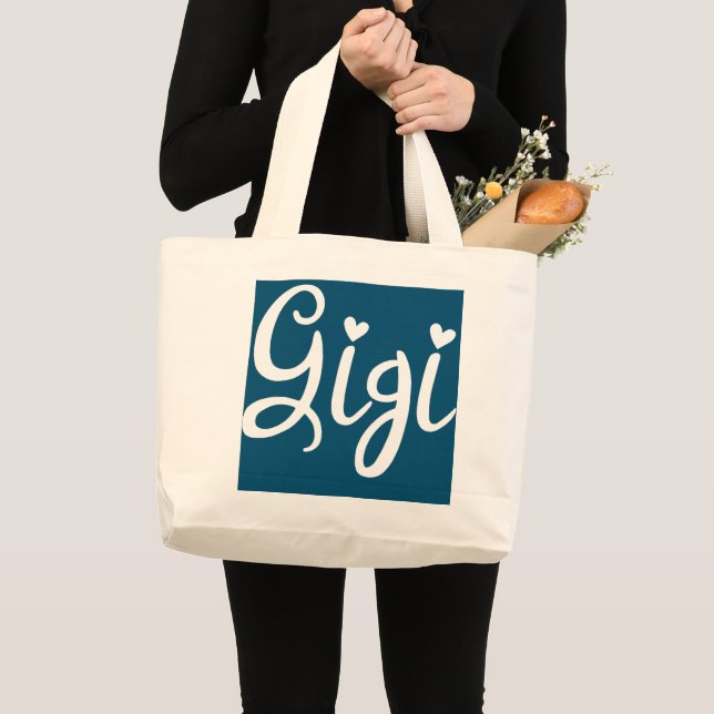 Gigi for Women Grandma and Grandpa Mors dag Jumbo Tygkasse (Framsida (produkt))