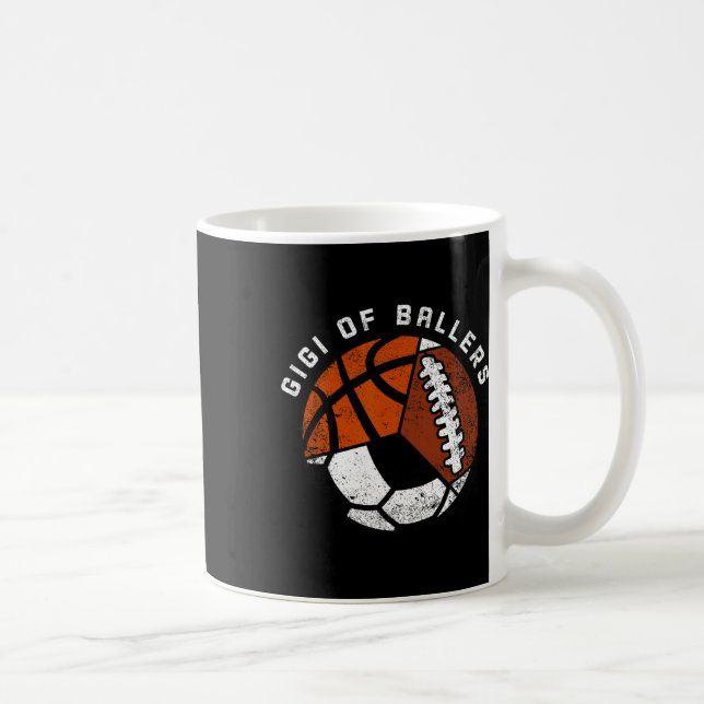 Gigi från Byllers Roliga fotboll Bysketbyll Fotbol Kaffemugg (Höger)