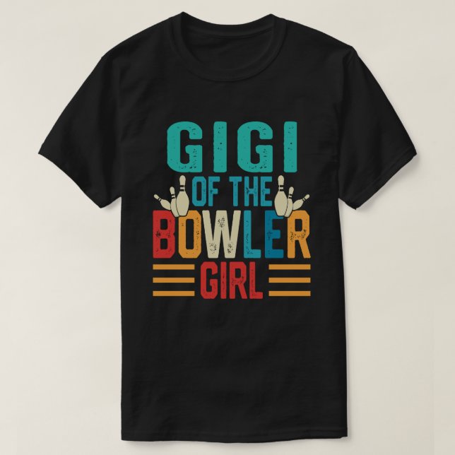 GIGI från den Bowlareare matchande familjen Bowlin T Shirt (Design framsida)